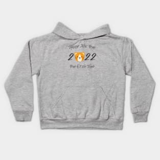 Happy New Year 2022 Year of the Tiger Kids Hoodie